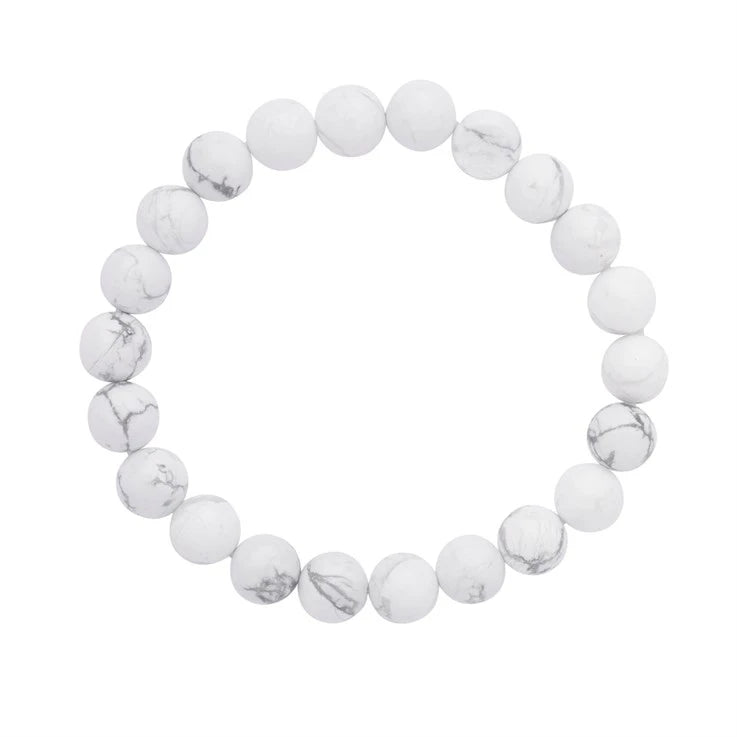Howlite 8mm Power Bracelet