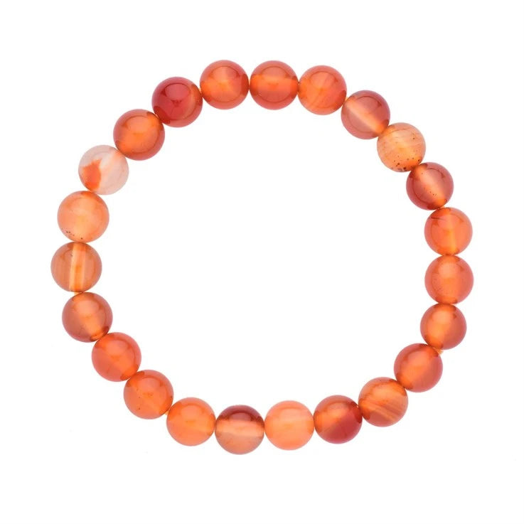 Carnelian 8mm Power Bracelet